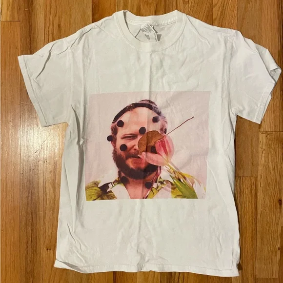 Bon Iver white T-shirt - Picture 1 of 5